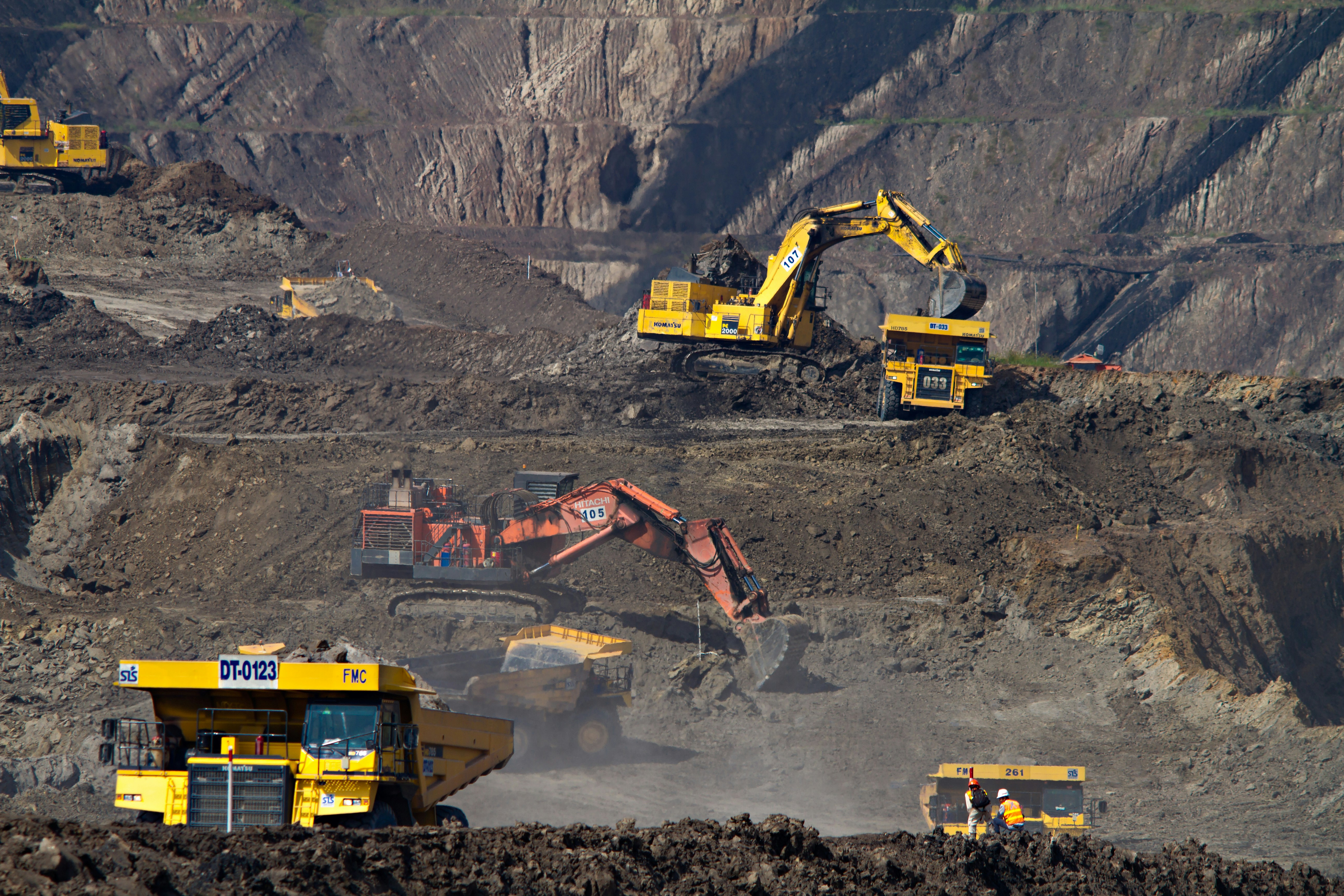 Open-pit mining operation